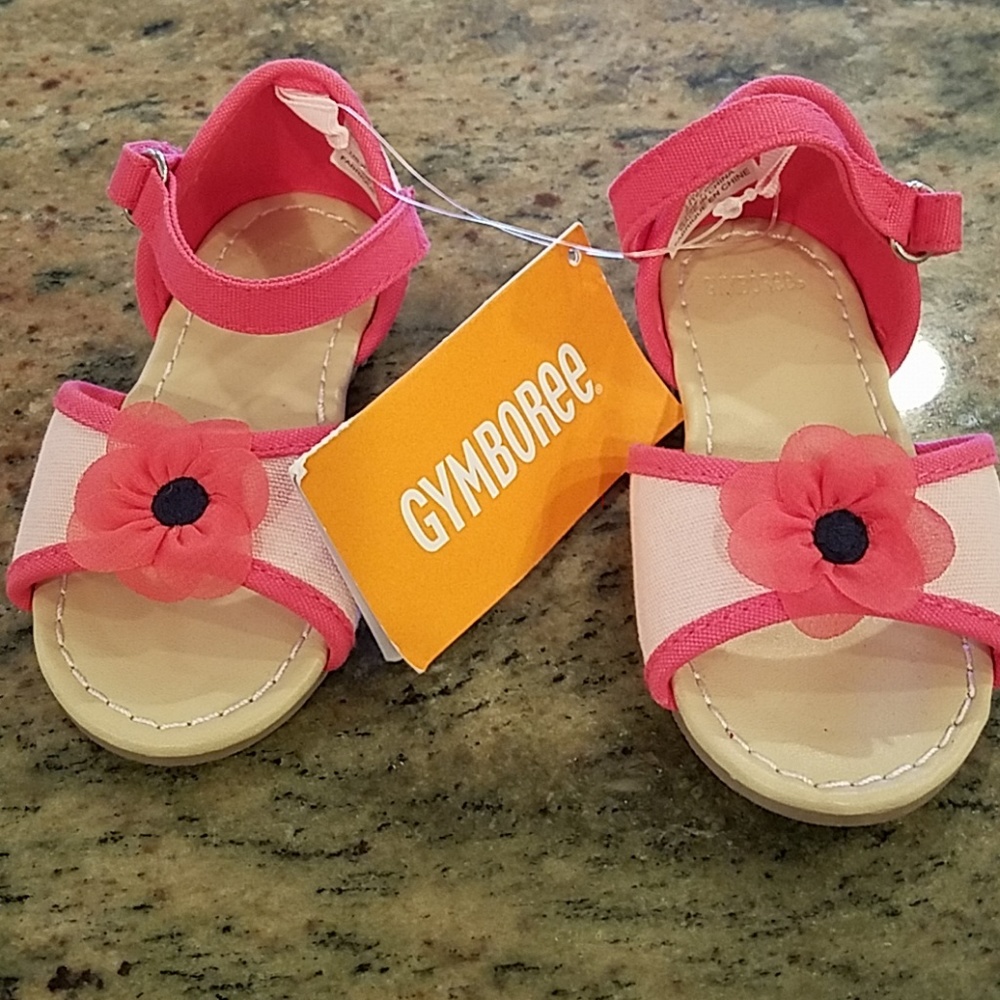 Gymboree Sandals with floral applique
